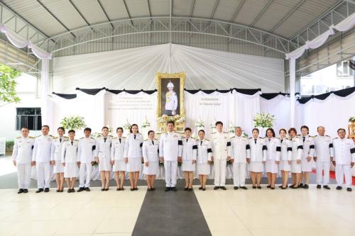 พช.อำเภอเมืองสมุทรสาครร่วมในพิธีบำเพ็ญกุศลปัณรสมวาร (15 วัน) เพื่ออุทิศถวายเป็นพระกุศลแด่สมเด็จพระเจ้าลูกเธอ เจ้าฟ้าพัชรกิติยาภา นเรนทิราเทพยวดี กรมหลวงราชสาริณีสิริพัชร มหาวัชรราชธิดา